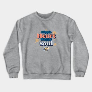 Hippie Heart Happy Soul Crewneck Sweatshirt